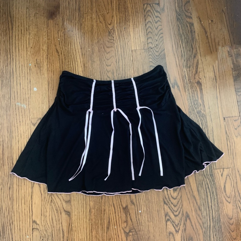 Black Skirt with Pink Ribbon/ Bow details 🎀